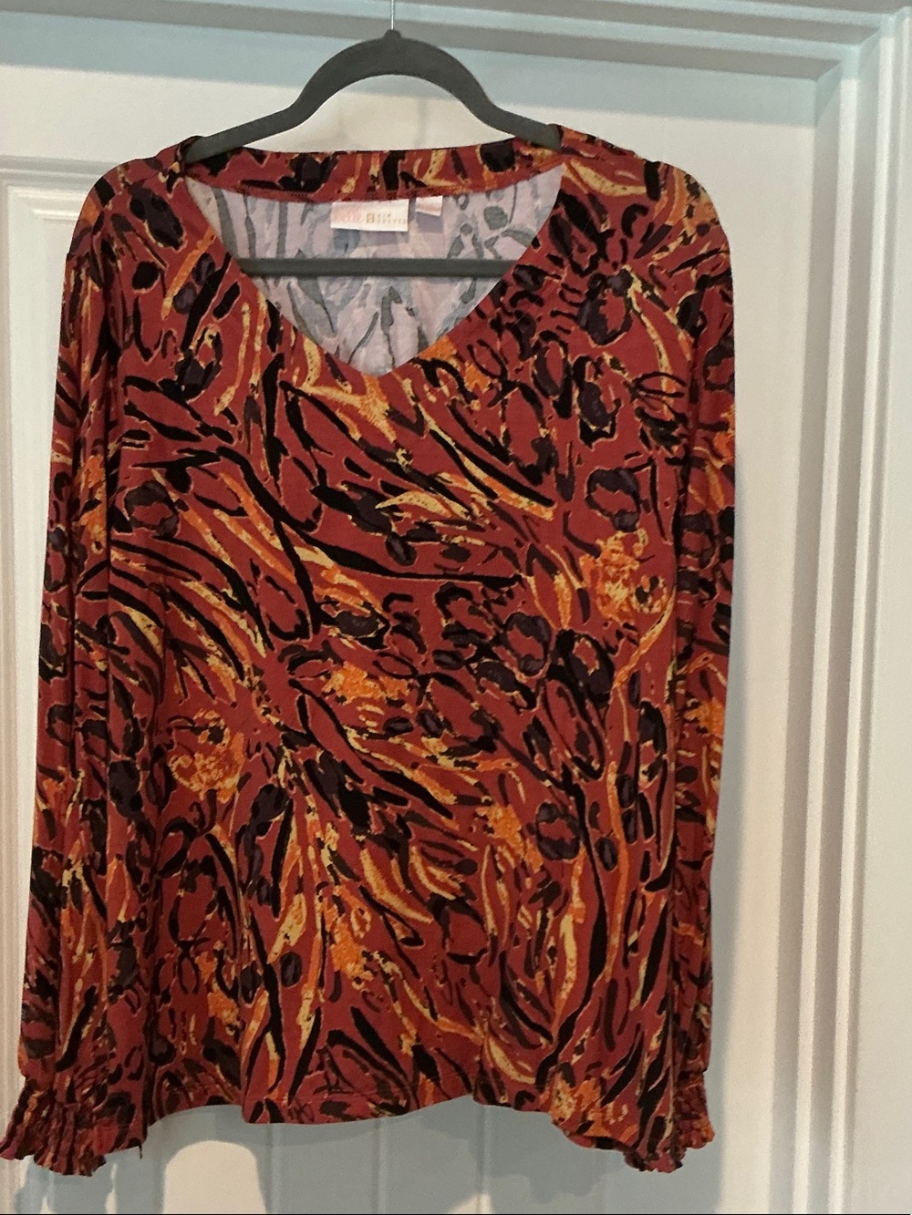 Belle by Kim Gravel long sleeved top Size M